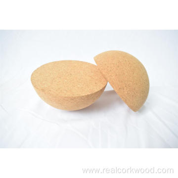 Cork Hemisphere Small Granules for Balance Training Ball